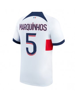 Billige Paris Saint-Germain Marquinhos #5 Bortedrakt 2023-24 Kortermet